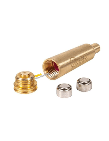 Cartuccia con laser collimatore per carabine Firefield 6.5 Creedmoor In-Chamber Red Laser Brass Boresight