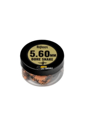 RIFLECX CX80 KIT DI PULIZIA RAPIDO 2 IN 1 PER ARMI CAL.5,56MM/223REM/22LR (5905489909873) CORDA PULIZA CANNE ARMI LUNGHE RIGATE