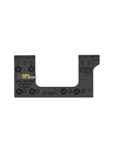 Attacco unico pezzo anelli Spuhr SP-4602C Scope Mount Ø34 H38mm 6MIL PIC GEN3 CODICE 77-000244