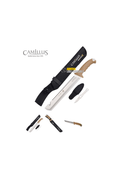 Camilus - Macete Carnivore X 19236 da 45 cm con coltello da trimmer PRODUTTORE:  Camillus CODICE ARTICOLO:  19236