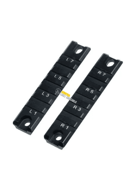 UTG slitte G36 Picatinny Rail Set, 2 pezzi Short