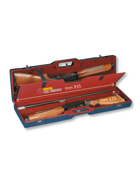 Valigetta Custodia Negrini 2 fucili  lusso 1677 lr in plastica rigida sagoma interna per due fucili semiautomatici 920x220x95