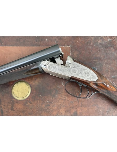 Coppia Doppiette Purdey cal. 12 incise e numerate