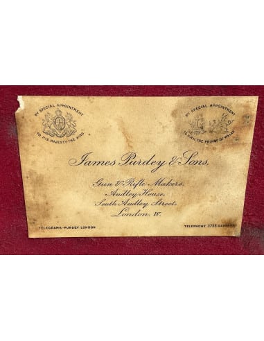 Coppia Doppiette Purdey cal. 12 incise e numerate