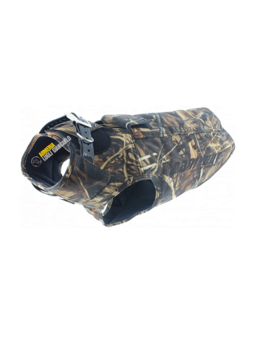 Gilet per cani da caccia e galleggiante mimetico Neopro Canihunt cneoprom Taglia S: 50-55 cm