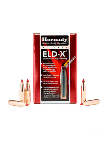 PALLE DA RICARICA – HORNADY – 270 Calibro 277 145 gr ELD-X -27356 (100 Pezzi))