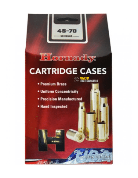 HORNADY codice 8784 Bossoli calibro 45-70 GVT Confezione da 50 pezzi