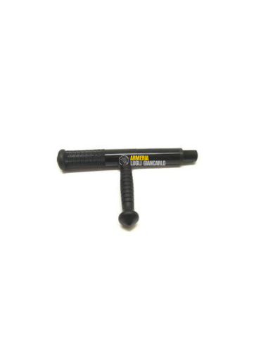 OM42 – BASTONE TONFA RETRATTILE IN LEGA CON IMPUGNATURA ANTISCIVOLO 59 CM BASTONI E MANGANELLI