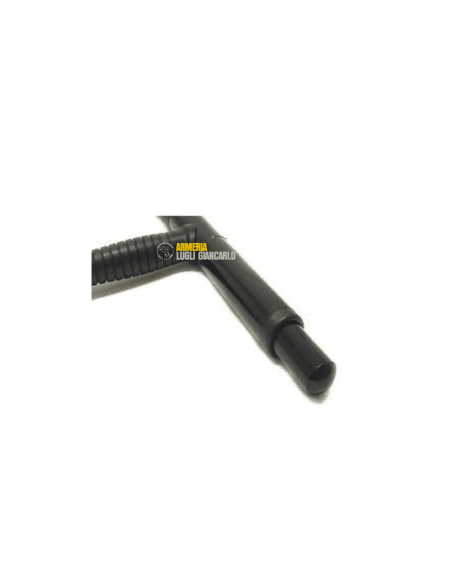 OM42 – BASTONE TONFA RETRATTILE IN LEGA CON IMPUGNATURA ANTISCIVOLO 59 CM BASTONI E MANGANELLI
