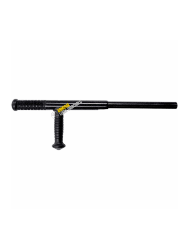 OM42 – BASTONE TONFA RETRATTILE IN LEGA CON IMPUGNATURA ANTISCIVOLO 59 CM BASTONI E MANGANELLI