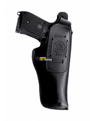 Vega Holster Fondina A1 ascellare verticale/cintura in cordura A100 Beretta 92/98 cuoio nero e da porto