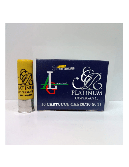 cartucce ALG GR Platinum calibro 20 confezione da 10 g.31 dispersante piombo 9