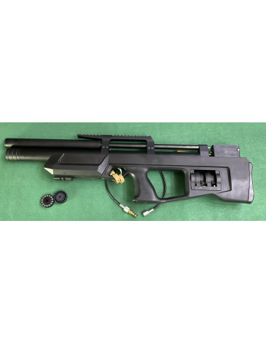 Carabina pcp marca Kalibrgun modello Cricket seminuova calibro 4,5 con 350 bar colore nero