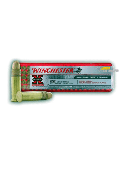 COLPI WINCHESTER CALIBRO 22LR SUPER COPPER PLATED 37 GRAMMI