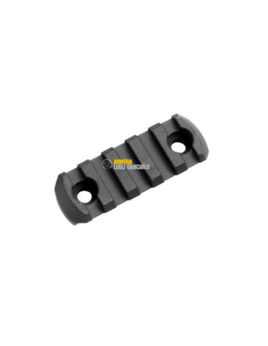 SLITTA SECTION FOR M- LOK COMPATIBLE SYSTEMS MAGPUL RAIL M-LOK IN ALLUMINIO 5 SLOTS MAG581 5 slot M-lok