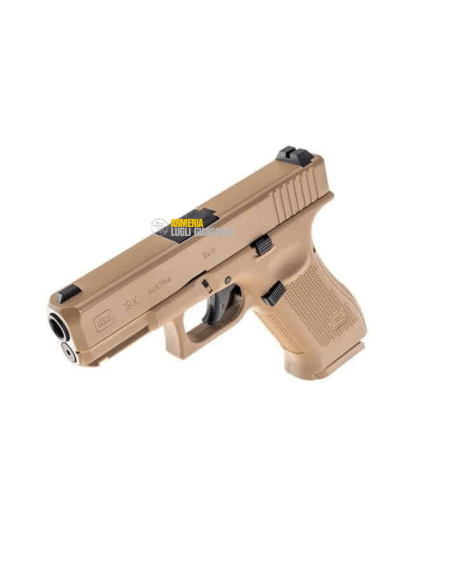 Umarex libera vendita Glock modello 19 x co2  calibro 4,5 scarellante BB 18 colpi pallini blow