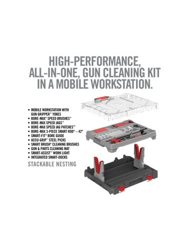 Real Avid Bore-Max Master Cleaning Kit and Mobile Workstation 23146 CODICE AV-AVBMMKACCESSORI ARMI, KIT PULIZIA ARMI