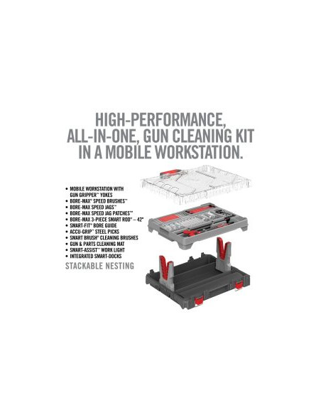 Real Avid Bore-Max Master Cleaning Kit and Mobile Workstation 23146 CODICE AV-AVBMMKACCESSORI ARMI, KIT PULIZIA ARMI