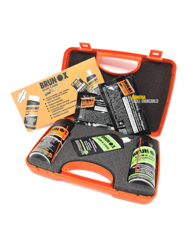 KIT PULIZIA ARMI BRUNOX GUN CARE BOX 26,45 € CODICE BX-GCBOX  ACCESSORI ARMI, OLI - SOLVENTI - BRUNITORI