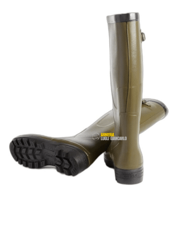 Aigle Benyl XL, Stivali da Caccia Pesca Uomo numero 46 con laccio laterale polpacci grandi