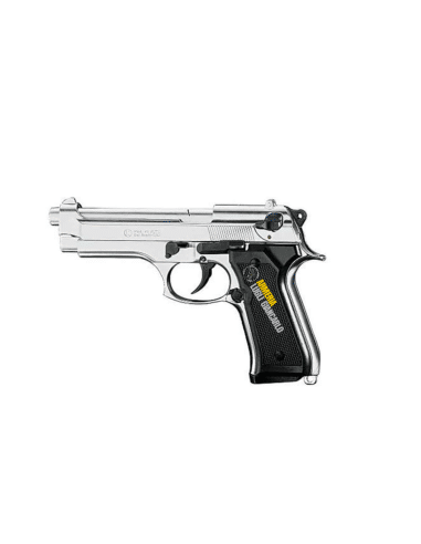 PISTOLA A SALVE BERETTA 92 Scacciacani Calibro 9mm KIMAR Chiappa SB CROMATA 430.034NI