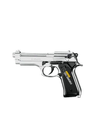 PISTOLA A SALVE BERETTA 92 Scacciacani Calibro 9mm KIMAR Chiappa SB CROMATA 430.034NI