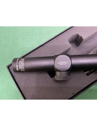 Ottica Trijicon AccuPoint 1-4x24 Riflescope w/BAC Red Triangle Post Reticle 30mm tube NT