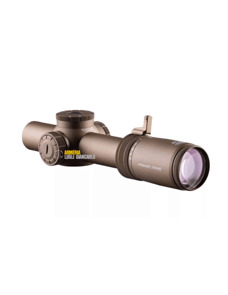 Primary Arms Compact PLx-1-8x24mm FFP Rifle Scope Illuminated ACSS Raptor M8 Yard 5.56 / .308 Reticle FDE