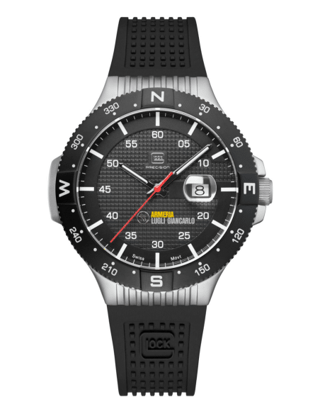 Orologio con valigetta grigia Glock GW-15-1-22 Men's Wristwatch Quartz Black