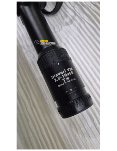 Ottica da caccia Zeiss Diavari vm 2,5-10x50 T con attacco Blaser armi