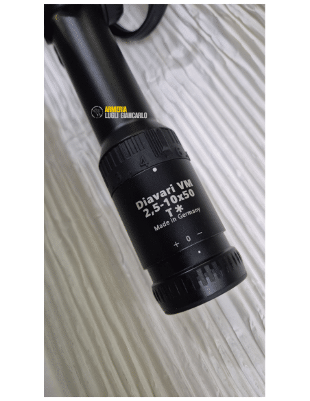 Ottica da caccia Zeiss Diavari vm 2,5-10x50 T con attacco Blaser armi