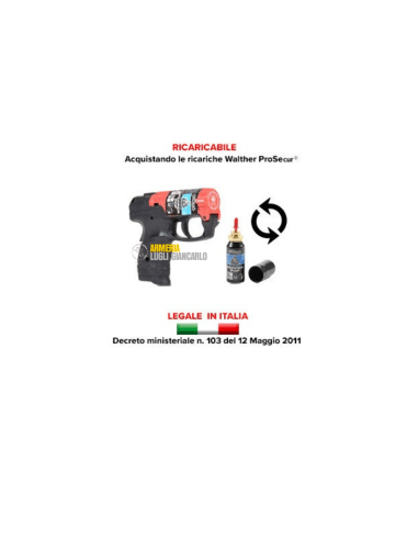 MiDifendo Walther PDP Nera/Rossa da Addestramento