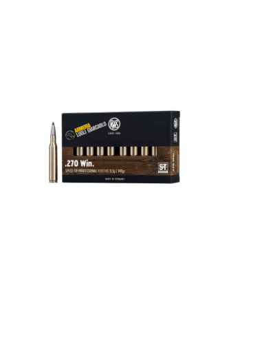 Colpi cartucce munizioni RWS calibro 270 Win Speed Tip Professional 140 grani 9+,1g 20 pezzi