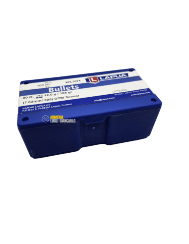 Ogive Palle da ricaricare LAPUA Palle 308 OTM SCENAR 185gr - 4PL7071