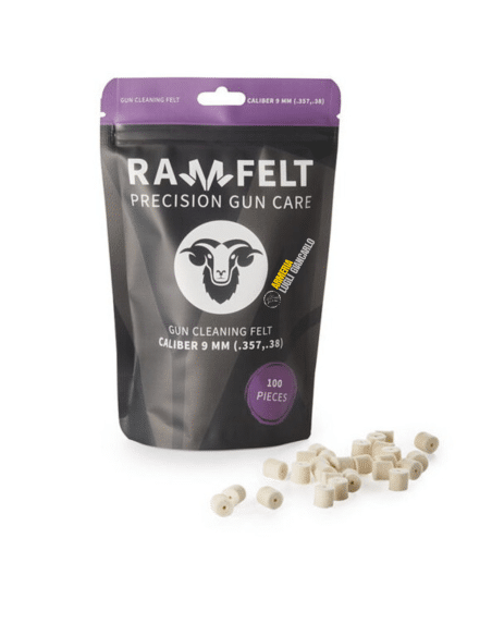 Feltrini per pulire pistole Ram Felt precision gun care calibri 9 357 38 sp  358 38 wc  357 sig