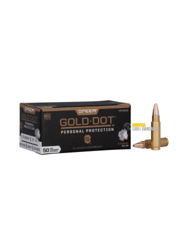 Cartucce Munizioni Colpi Gold Dot calibro 5.7x28 mm 40 grani 50 pezzi