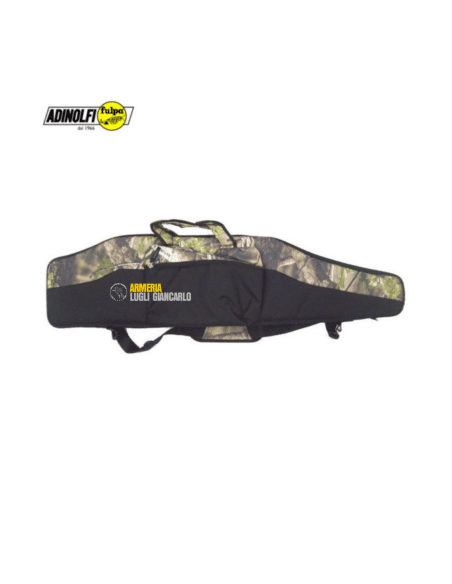 Fodero in cordura da 110 cm per carabina + ottica, con imbottitura interna e tascone laterale.