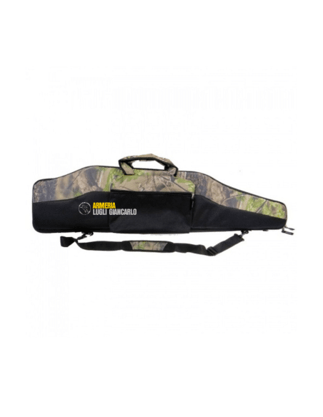 Fodero in cordura da 110 cm per carabina + ottica, con imbottitura interna e tascone laterale.