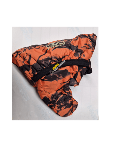 Fodero tascabile tipo marsupio  pieghevole impermeabile camo arancione orange 128 cm WRR01 ORANGE