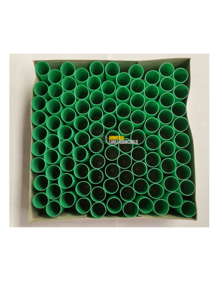 Bossoli in calibro 16 in plastica tipo 1 verdi