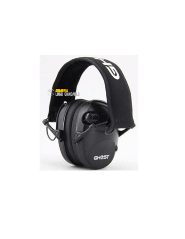 GHOST CUFFIA PIEGHEVOLE ELETTRONICA DA TIRO COLORE NERO LEGGERE