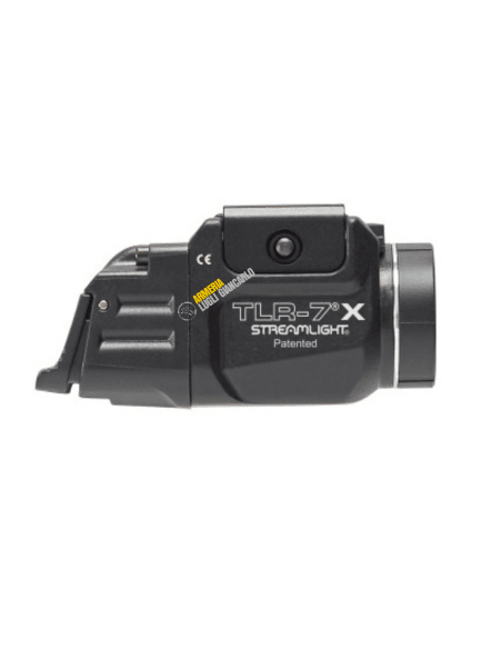 STREAMLIGHT TORCIA LED PER ARMA CORTA MOD. TLR-7X - CON ATTACCO PICATINNY COLORE NERO - INCLUSO KIT SWITCH ALTO E BASSO SR000002