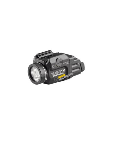 STREAMLIGHT TORCIA LED PER ARMA CORTA MOD. TLR-7X USB - CON ATTACCO PICATINNY COLORE NERO - INCLUSO KIT SWITCH ALTO+BASSO E BATT