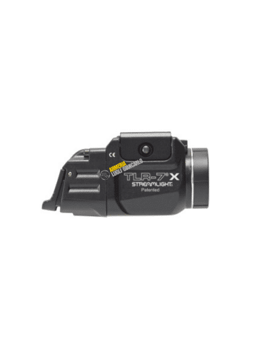 STREAMLIGHT TORCIA LED PER ARMA CORTA MOD. TLR-7X USB - CON ATTACCO PICATINNY COLORE NERO - INCLUSO KIT SWITCH ALTO+BASSO E BATT