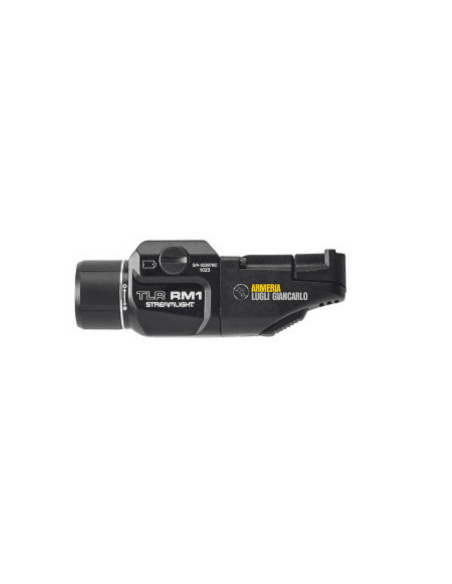 STREAMLIGHT TORCIA LED PER ARMA LUNGA MOD. TLR-RM1 CON ATTACCO PICATINNY COLORE NERO - INCLUSO SWITCH REMOTO (69440)