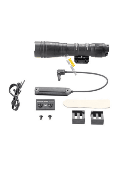 STREAMLIGHT TORCIA LED PER ARMA LUNGA MOD. PROTAC 2.0 CON ATTACCO PICATINNY COLORE NERO - BATTERIA RICARICABILE CON USB (89009)