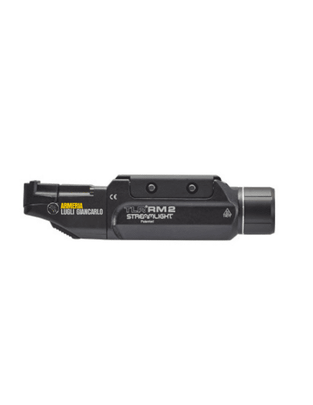 STREAMLIGHT TORCIA PER ARMA LUNGA MOD. TLR-RM2 CON ATTACCO PICATINNY COLORE NERO - INCLUSO SWITCH REMOTO E DUE BATTERIE CR123A