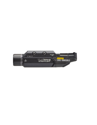 STREAMLIGHT TORCIA PER ARMA LUNGA MOD. TLR-RM2 CON ATTACCO PICATINNY COLORE NERO - INCLUSO SWITCH REMOTO E DUE BATTERIE CR123A