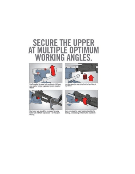 Real Avid Lug-Lok Upper Vise Block – AR10 COD: AV-AVAR10LLVB ACCESSORI ARMI, ATTREZZI PER AR15 M4