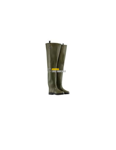 STIVALI IN GOMMA LUNGHI CACCIA E PESCA – AIGLE – 88205 TRUITE Khaki numero 44